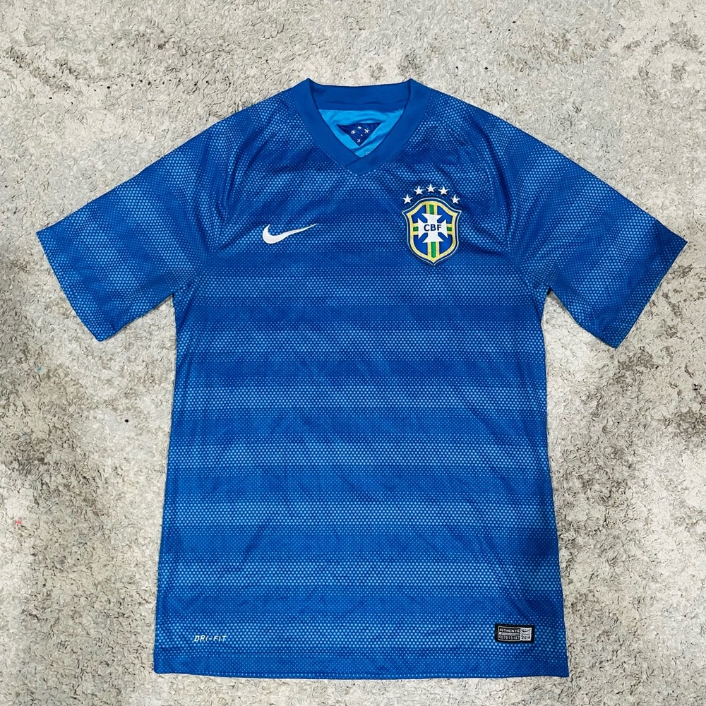 Nike Blue Brazil Football Shirt